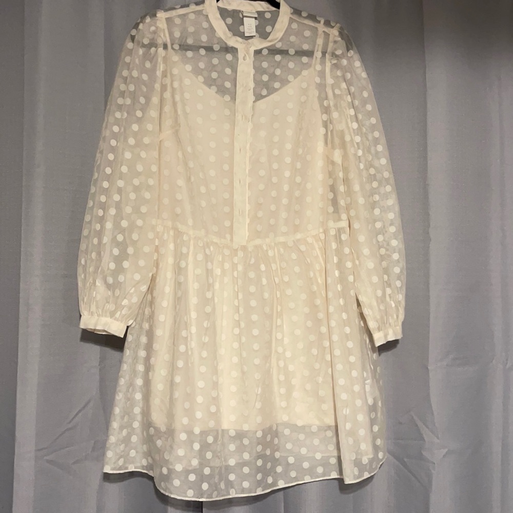 H&M Polka Dot Dress, Sz Medium.